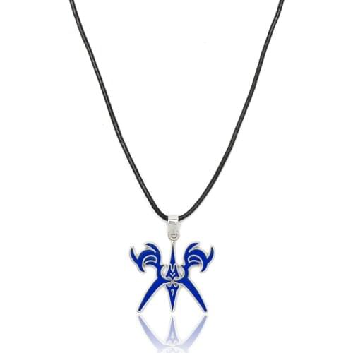 Vintage Oath Seal Silver Pendant Necklace Classic For Women man Japanese Anime party Fate Stay Night Necklace Jewelry Gifts