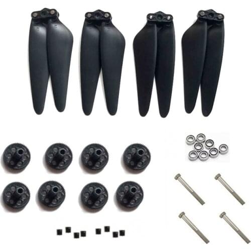 VISUO XS818 Rc Quadcopter Drone Motor Gears Propeller blades props Wings Bearings Spare Parts kit