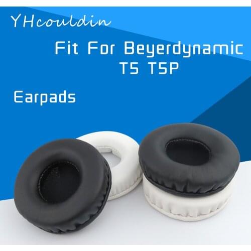 YHcouldin Earpads For Beyerdynamic T5 T5P Headphone Accessaries Replacement Leather