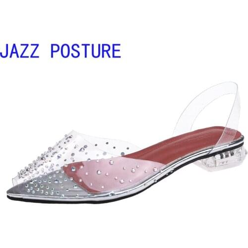 2020, womens wedding evening shoes, sandals, crystal transparent shoes, lace-up womens shoes, summer womens shoes q417