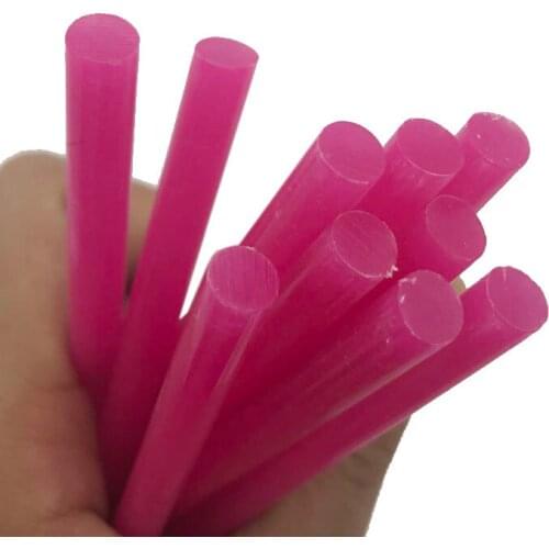 10Pcs 7*100mm Rose Red Colorful Hot Melt Glue Sticks Vintage Sealing Wax Envelope Invitation Stamp Security Packaging RepairTool