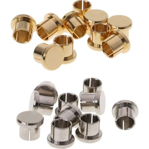 27RA 10Pcs Gold Plated Short Circuit Socket Phono Connector RCA Shielding Jack Socket Protect Cover