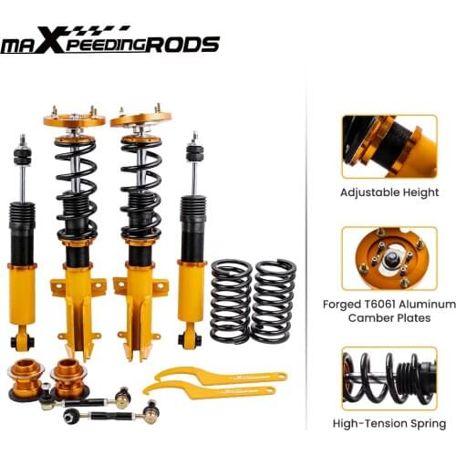4pcs Coilovers Suspension Shock absorber for Ford Mustang 4th GT 2005-2014 Adjustable Height