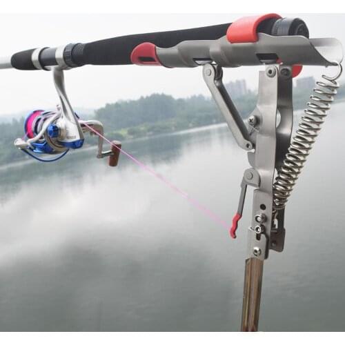 Automatic Fishing Bracket Sea Pole Throwing Rod And Inserting Spring Bracket Foldable Fishing Bracket Fishing Tool
