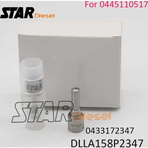 Star Diesel Nozzle DLLA158P2347 Common Rail Injector Parts DLLA 158 P 2347 Black Needle Spray 0433172347 For 0 445 110 517