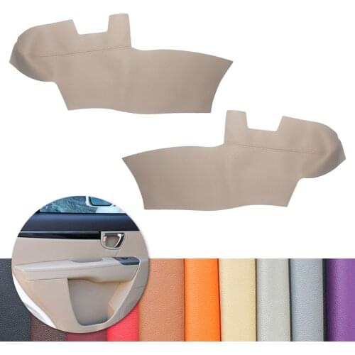 For Hyundai Santa Fe 2006 2007 2008 2009 2010 2011 2012 Car-styling Interior Trim Microfiber Leather Door Armrest Panel Cover