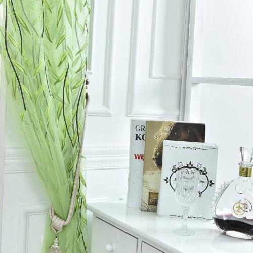 Home Textile Tree Willow Curtains Blinds Voile Tulle Room Curtain Window Sheer Panel Drapes For Bedroom Living Room Kitchen #T1P