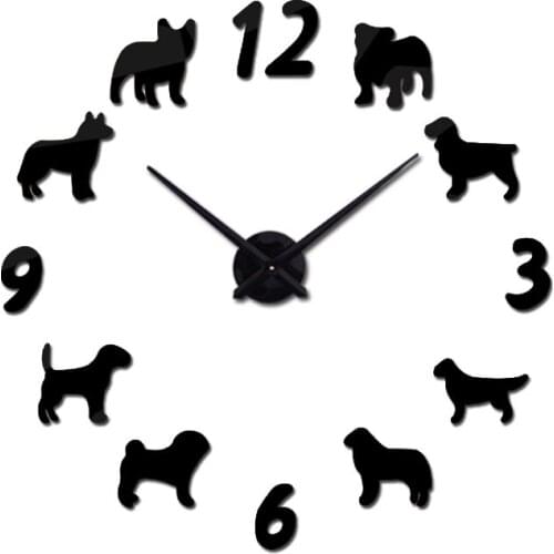 Hot Sale Large Wall Clock design Acrylic Mirror Clocks Diy 3d Stickers Personalized Custom Decorative Quartz Watch Living Room