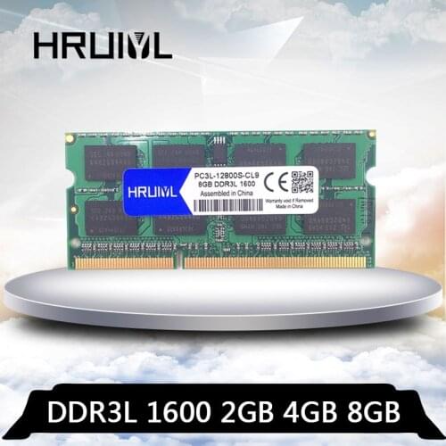 HRUIYL PC3L-12800S 1600MHZ Memory DDR3L 8GB 4GB 2GB 1600 MHz for Laptop sodimm Ram PC3L 12800 1.35V Notebook sdram Memoria