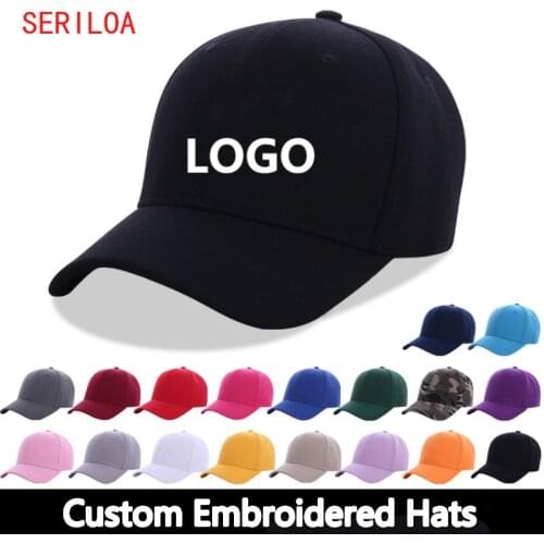 Custom Embroidered Hats Cap Cuatomized Name Cap Adult Hip-Hop Flat Baseball Cap