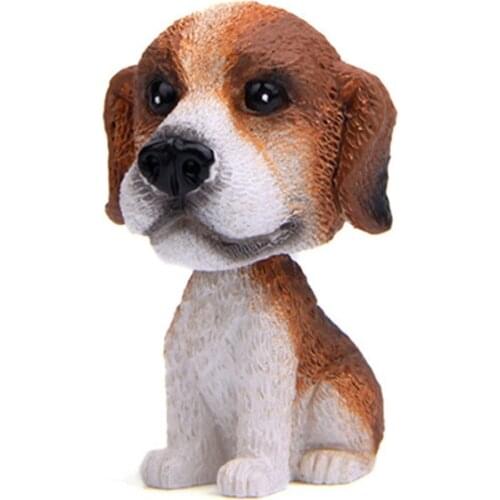 Mini Corgi Bobblehead Nodding Dog French Bulldog Toys Car Dashboard Decor Shaking Head Toy Car Ornaments Auto Accessory Interior