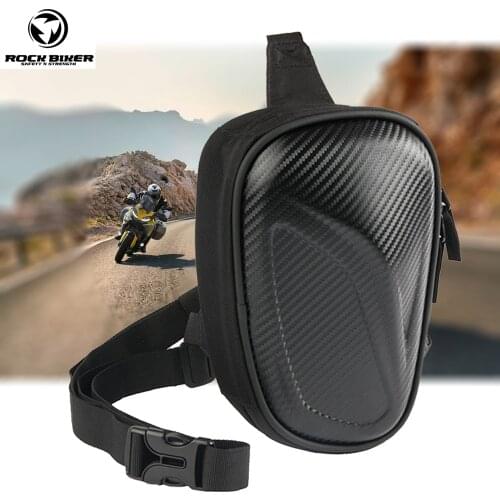 Fashion New Motorcycle Drop Leg Bag Hard Shell Moto Racing Leg Bag Motor Biker Waist Bag Outdoor Men Casual Chest /Crossbody Bag