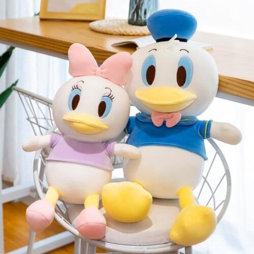 New Lovers DonalDuck Daisy Duck Kawaii Plush Toys Cartoon Comic Anime Doll Stuffed Toy Christmas Birthday Gift For Children