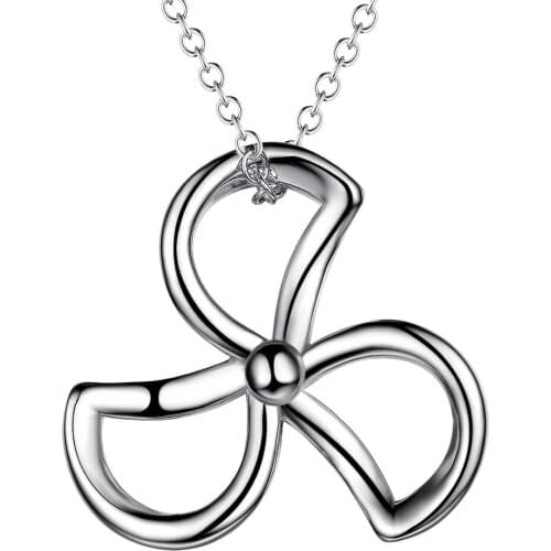 Wholesale Charm Silver Color Pendants For Women Fashion Jewelry Necklace Lady Fashion Jewelry Pendant Winnower AN049/artajjaa