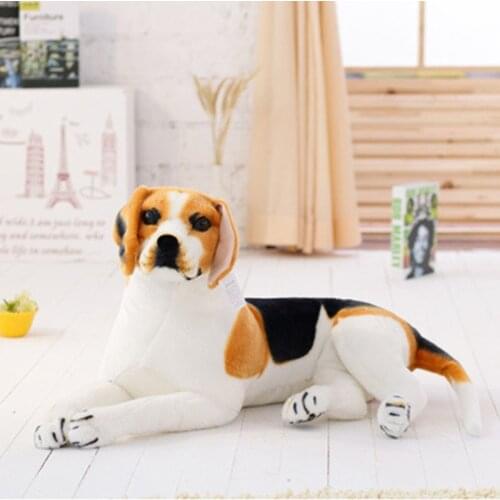 Plush Toy Stuffed Toy Simulation Stand & Sit Cartoon Dog Stuffed Animal Toy Super Realistic Dog Toy Birthday Christmas Gift