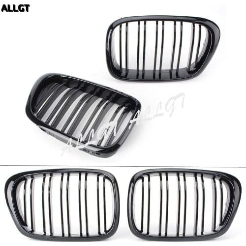 Car Front Center Grille Grills Black ABS fit for BMW 5 Series E39 1995 1996 1997 1998 1999 2000 2001 2002 2003 2004