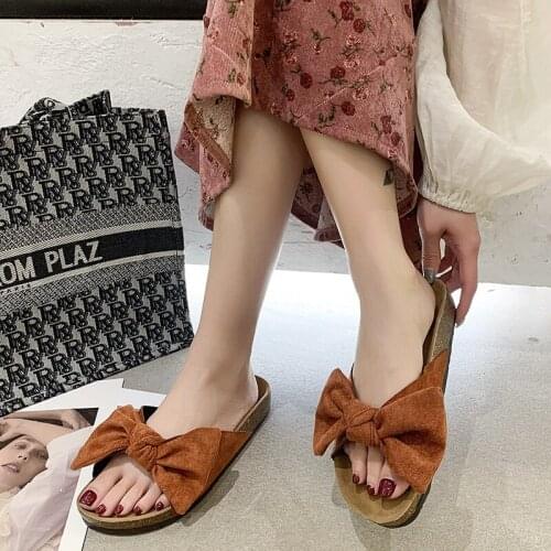 Women Sandals Summer Women Shoes Platform 2021 Peep Toe Bow Ladies Sandals Vintage Suede Comfy Footwear Outdoor Sandalias