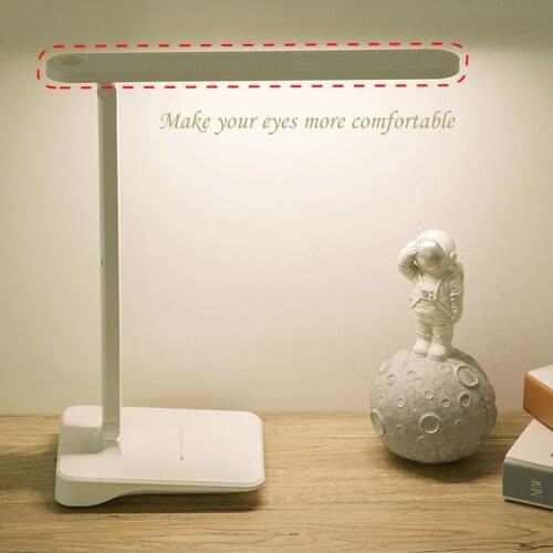 LED Desk Lamps 4000mAh DC 5V Foldable Bedroom Bedside Night Table Lamp Eye Protection USB Touch Reading Lights