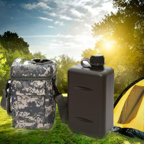 2L Canteen Thermal Kettle Outdoor Travel Military Portable Wear Resistant Sport Large Capacity Camping Water Bottle Hiking PVC