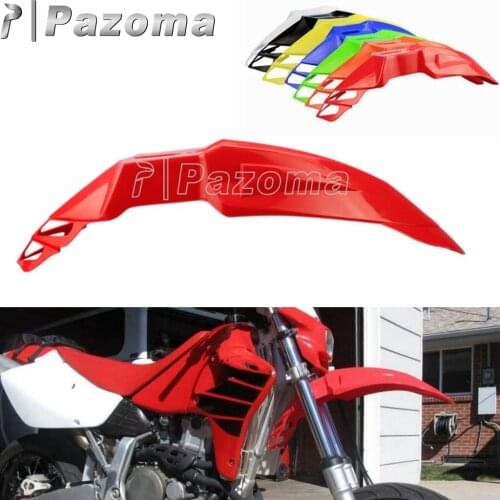 Universal Motorcycle Supermoto Front Fender Red Enduro Dirt Bikes Motocross Front Mud Guard For MX EXC XC SX KX KLX YZ RM-Z 450
