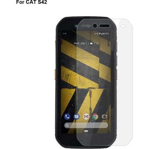 2PCs For CAT S42 phone Glass Tempered film For CAT S 42 Protective Film Screen Protector CATS42 Glass Protection