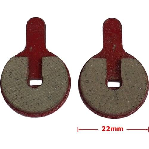 1 Pair Bike Metal Disc Brake Pads For MTB Mountain M446 355 395 BB5 Red