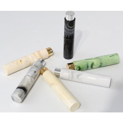 1PC 10ml perfume roller sample empty bottle, solid color marbling spray bottle, travel portable mini sub-bottle trial pack