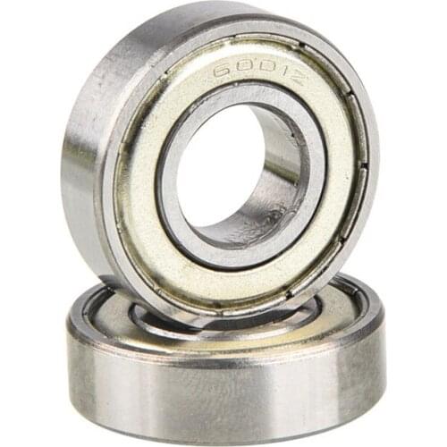 10pcs Free shipping 6001zz 6001-2RS 12x28x8mm miniature deep groove ball bearing 12*28*8mm