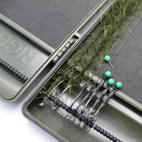 100PCS Pins for Carp Fishing Accessories Storage Box Carp Fishing Line Box Hair Rig Board Carp Fishing Hair Rig Wallet