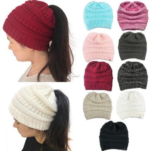 120pcs/lot new fashoin winter warm knitted Solid Color Hip-Hop Skullies Beanie Hat