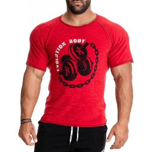 2021Brand Men Short Sleeve CottonT-shirt Summer Casual Fashion Gyms Bodybuilding T Shirt Male Slim Tees Tops Movement Clothing