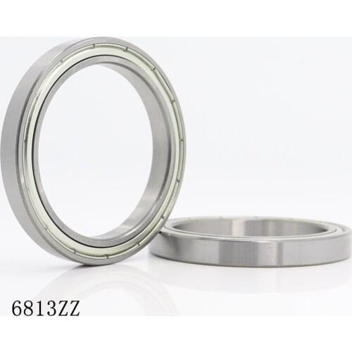 6813ZZ ABEC-1 (4PCS) 65x85x10MM Metric Thin Section Bearings 61813Z