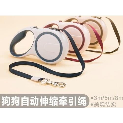 3M/5M Automatic Retractable Dog Leash Pet Walking Training Traction Rope Small Medium Dog Cat Outdoor Extending Leash Leads
