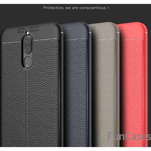 For Huawei Nova 2i Case Luxury Ultra-Thin Soft TPU Leather Design Cases For Huawei Mate 10 Lite Coque Fundas Nova 2i Huaewi