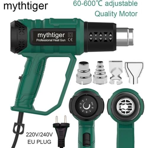 2000W Super Motor Heat Gun Shrink Wrapping Thermoregulator Soldering Hot Air Gun Air Dryer For Soldering Heat Shrink Solder