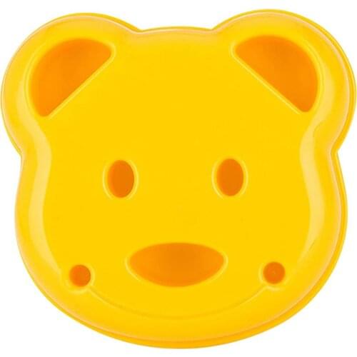 Bear Shape Sandwich Mold Bread Embossing Tool Cake Mold Cutter Non-toxic Harmless Mould For Children Kids DIY Baking Food Art