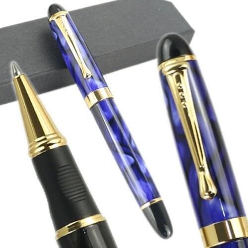 Jinhao X450 High quality blue and gold 22 styles Rollerball pen Full metal luxury pens Caneta Stationery Office school supplies