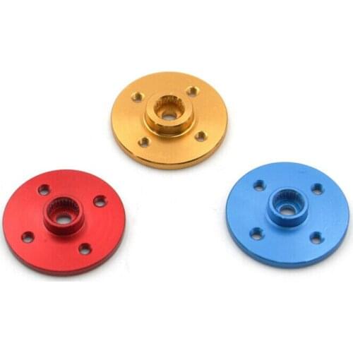 1PC CNC Aluminum Metal Round Servo Arm 23T/24T/25T for JR/Hitec/Futaba RC Robot