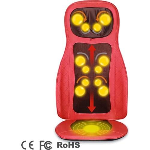 Cervical spine massage cushion back massage cushion body multi-function pillow chair cushion for leaning on car home use