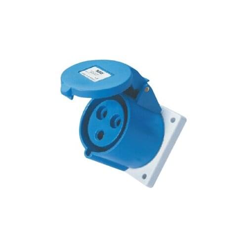 N-323 32A 220-240V 3pin Industrial Direct Socket 2P+E with CE ROHS 1 Year Warranty IP44 Waterproof Connector