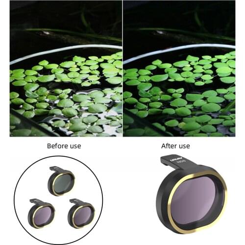 Set of 3 Lens Filters CPL+ND8+ND16 for FIMI X8 SE Camera, Durable