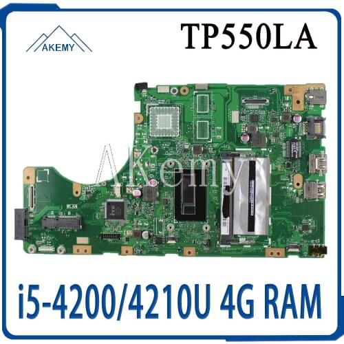 New SAMXINNO TP550LA mainboard For Asus TP550LA TP550LJ TP550LD TP550LN motherboard 100% Tested OK i5-4200/4210U 4G RAM GM