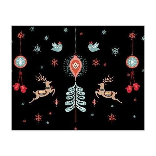 New Christmas Decoration Supplies For Home Decor Wall Stickers For Showcase Living Room Removable Wall Sticker Wallpaper