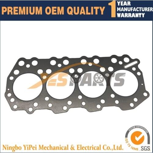 Engine Head Gasket for Mitsubishi S4Q S4Q2 Forklift Tractor Excavator