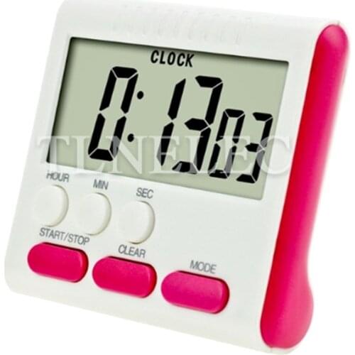 24-hour Timer with Time Timer Multi-function Kitchen Baking Electronic Countdown Reminder Multi-color Optional