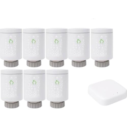 Wifi TUYA Zigbee3.0 TRV Thermostat Thermostatic Radiator Actuator Remote Control