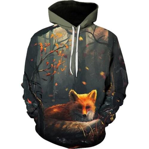 Wolf printed mens and womens 3d hoodie brand sweatshirt jacket fashion sportswear animal street clothing enthusiasts sweatshir
