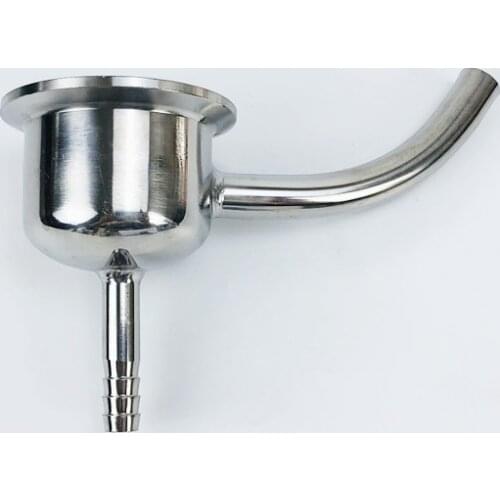 Free Shipping Tri-clamp Reducer 2''(51mm) OD64 "herringbone" *10mm Stainless Steel 304 With Exhaust Pipe Connector