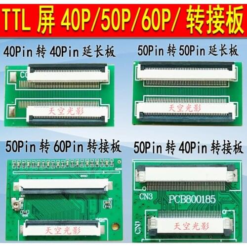 6 Inch 7 Inch 8 Inch 9 Inch 10.1 Inch TTL LCD Screen 40Pin/50Pin/60Pin Adapter Extension Drive Board