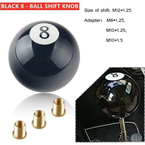 Universal Round Shifter Head Pokemon PokeBall Racing Gear Shift Knob